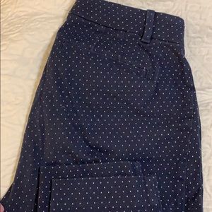 Gap Navy Trousers - Tiny White Spots